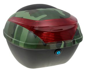 Zadný kufor pre elektrický skúter RACCEWAY® E-BABETA®, maskáčovo zelený
