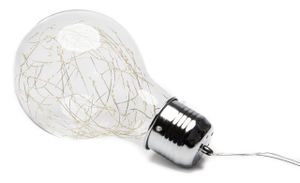 TrendLine kabellose LED Glasbirne 120 LED Kupferlichter
