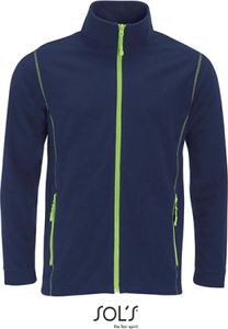 SOLs 00586 | Micro Fleece Zipped Jacket Nova Men / Herren Jacke - Farbe: Navy/Apple Green - Größe: 3XL SOLs 00586 | Micro Fleece Zipped Jacket Nova Men / Herren Jacke - Farbe: Navy/Apple Green - Größe: 3XL