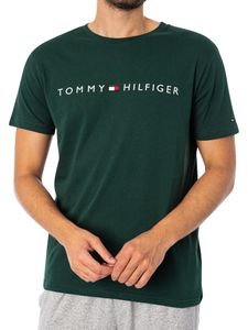 Tommy Hilfiger Herren Lounge Grafik T-Shirt, Grün L