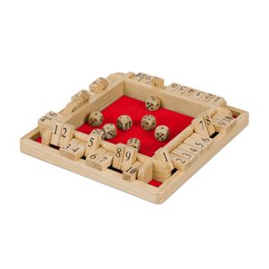 relaxdays Shut The Box für 4 Spieler