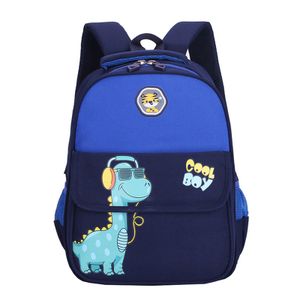 Karikatur Kinder Einhorn-Schultasche Netter Dinosaurier Einhorn Rucksack Für Jungen Mädchen Kinder Schultaschen Blau