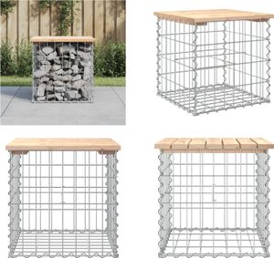 vidaXL Gartenbank aus Gabionen 43x44x42 cm Massivholz Kiefer - Gartenbank - Gartenbänke - Outdoor Bank - Außenbank vidaXL Gartenbank aus Gabionen 43x44x42 cm Massivholz Kiefer - Gartenbank - Gartenbänke - Outdoor Bank - Außenbank