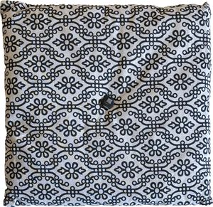 Weißes Sitzkissen RUNE – weitere Größen Maße: 40 x 40 cm