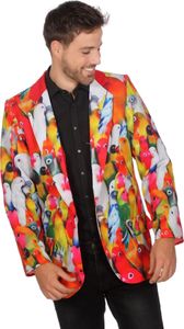Bunter Vogel Sakko Bunt 56 (XXL)