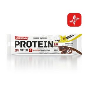 Nutrend Protein Bar 55 g Vanille / Riegel, Cookies & Brownies / Leckerer Eiweißriegel mit 10 Vitaminen angereichert