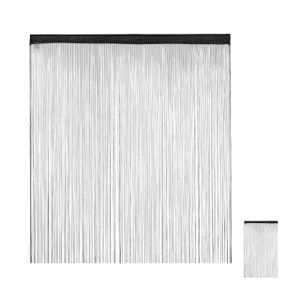 relaxdays string curtain black