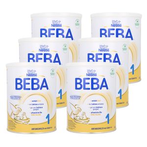 Nestle BEBA 1 - 6 Dosen a 800g Nestle BEBA 1 - 6 Dosen a 800g