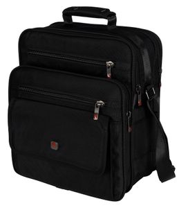 Arbeitstasche Umhängetasche Flugbegleiter Herrentasche Schwarz XXL K99965