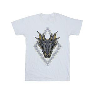 Game Of Thrones: House Of The Dragon - "Dragon Pattern" T-Shirt für Herren BI28876 (4XL) (Weiß)