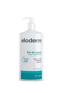 Gel na sprchu a mytí vlasů Eloderm 2v1, 400 ml