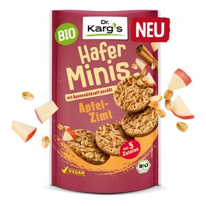 Dr. Kargs Bio Hafer Minis Apfel Zimt mit Agavendicksaft 85g 5er Pack