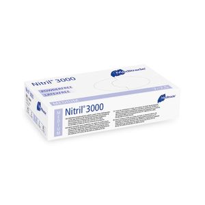 Nitrilové rukavice Meditrade Nitril® 3000 - L / White | Balení (100 rukavic)