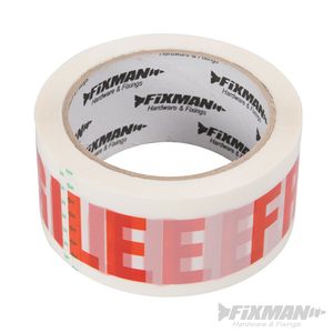 Fixman - Paketband mit Aufdruck „Fragile“
