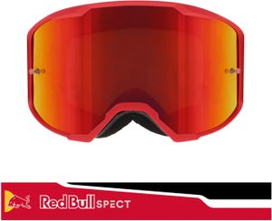 Red Bull SPECT Eyewear Strive 009 Motocross Brille (Red,One Size)