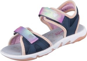 Superfit Pebbles Sandale, Blau/Orange 8000, 32 EU