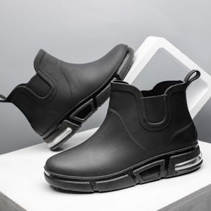 INF Gummistiefel für Herren, wasserdicht und rutschfest - Schwarz 43 INF Gummistiefel für Herren, wasserdicht und rutschfest - Schwarz 43