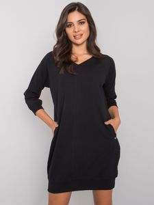 Basic Feel Good Sweatshirt-Kleider für Frauen Elsard schwarz S/M