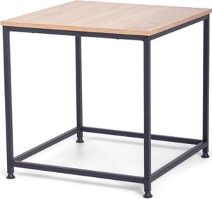 riess-ambiente Industrial Couchtisch SLIM LINE 45cm natur schwarz Metall Eichen-Optik Beistelltisch Tisch Ablage