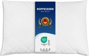 Kopfkissen, 60x80 cm, 630 g, weiß Kopfkissen, 60x80 cm, 630 g, weiß