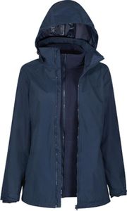 Regatta Professional TRA152 | Damen Jacke, Womens Classic 3in1 Jacket, wasserdicht - Farbe: Navy/Navy - Größe: 40 (14)