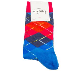 Happy Socks Herren Argyle Socken, Mehrfarbig (Multicolour 650), 7/10 (Herstellergröße: 41-46)