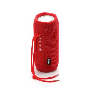 Lautsprecher Bluetooth Musikbox Tragbarer Radio Subwoofer Soundbox Soundstation, Farbe:Rot