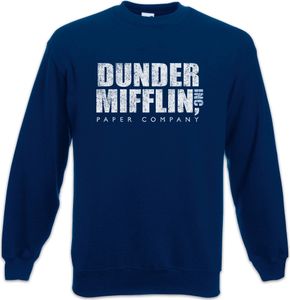 Urban Backwoods Dunder Mifflin Inc, Sweatshirt, Farbe: Navy, Größe: L Urban Backwoods Dunder Mifflin Inc, Sweatshirt, Farbe: Navy, Größe: L