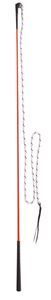 AMKA Kontaktstock mit Seil für die Bodenarbeit  120 cm Reitstick  Finesse-Stick  Carrot Stick  Horsemanstick für Parelli Arbeit in Orange