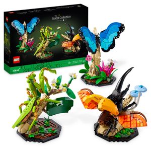 LEGO 21342 Ideas Die Insektensammlung mit blauem Morpho-Schmetterling, chinesischen Mantis- und Herkuleskäfer-Modellen, Natur-Geschenk zum Thema Insekten für erwachsene Frauen, Männer und Jugendliche