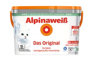Alpinaweiß Wandfarbe Das Original Spritzfrei 10 l