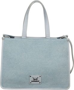 Sansibar Handtasche Umhängetasche Tote Bag Jeans hellblau Sansibar Handtasche Umhängetasche Tote Bag Jeans hellblau