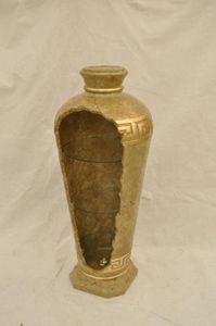 JV Möbel Medusa Antik Stil Vitrine Bar Boden Vase 57x57x127 cm