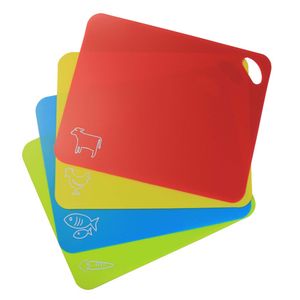STONELINE® Flexible Schneidematten-Set 38 x 30,5 cm, 4-tlg., rot, gelb, blau, grün