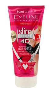 Eveline, Slim Extreme 4D, Intensywne serum powiększające i poprawiające strukturę biustu, 250 ml