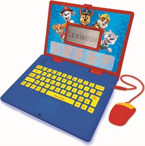 Lexibook PAW Patrol Lernlaptop - Zweisprachig 124 Aktivitäten (62 Deutsch / 62 Englisch)