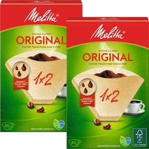 MELITTA 1X2/80 Kaffeefilter, 2 Stück
