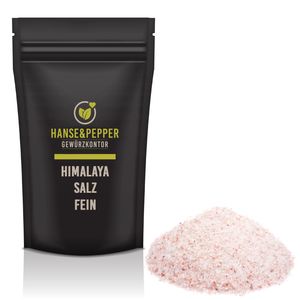 1kg Rosa Natursalz aus Pakistan bekannt als Salz fein Mühlensalz Naturbelassen in  natürlich vom Hanse&Pepper Gewürzkontor - Greenline Serie