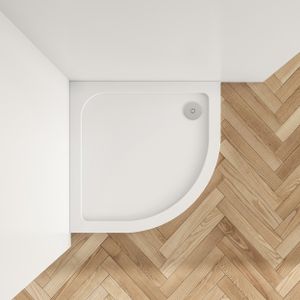 80x80x3cm Viertelkreis Duschtasse Kunststein Acrylbeschichtung Für Duschkabine