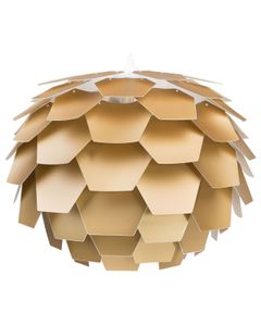 BELIANI Hängeleuchte Gold Blumenform Zapfen großer Schirm Kinderzimmer Beleuchtung Modernes Design