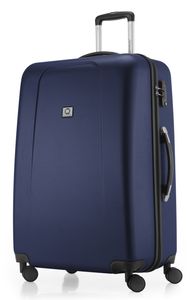 HAUPTSTADTKOFFER - Svatba - Tvrdá skořepina kufru Kufr na kolečkách Cestovní kufr, TSA, 75 cm, 103 litrů, tmavě modrý