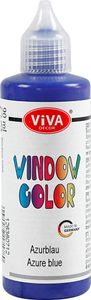 Creativ Company Barevná nálepka na okno a barva na sklo Azure, 90 ml