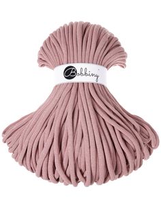 Bobbiny Jumbo 9 mm 100 m Blush Sznurek