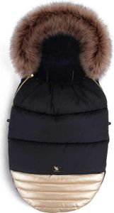 Baumwollemoose Fußsack Babyfußsack Winterfußsack Babydecke Moose Shine Gold