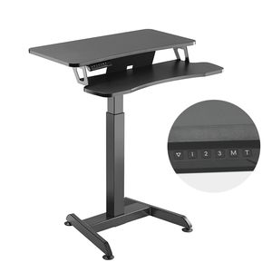 Maclean Elektrischer Schreibtisch, Tisch, Arbeitsplatz Höhenverstellbar Max 122Cm Max 37 Kg - Für Stehen Und Sitzen Mc-835