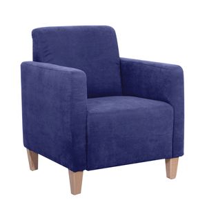 Max Winzer Milla Sessel - Farbe: blau - Maße: 71 cm x 70 cm x 81 cm; 2903-1100-2051708-F01