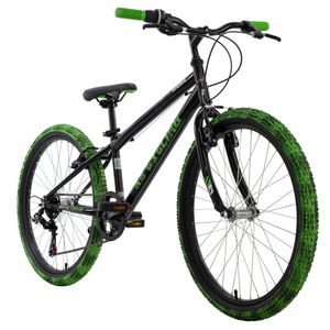 Kinderfahrrad 24'' Crusher schwarz-grün RH 31 cm KS Cycling