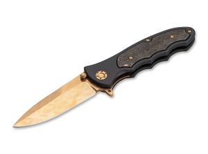 Böker Leopard-Damast III Gold