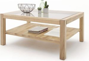 Couchtisch MADLEN Kernbuche massiv Sicherheitsglas 115x75 Couchtisch MADLEN Kernbuche massiv Sicherheitsglas 115x75
