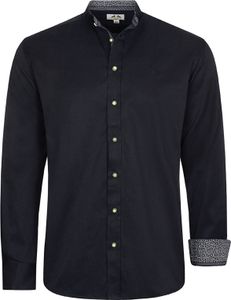 MADDOX Herren Trachtenhemd Slimfit - Hemd-92 | Schwarz Größe: XXL